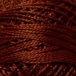 1643 Red Brown Medium Pearl Cotton size #8