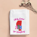24 I'll Be Home Tea Towel