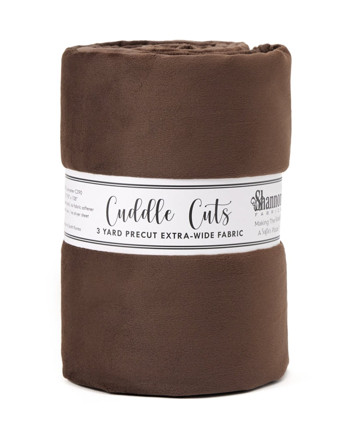 3 Yard Cuddle 110" Cut- Brown