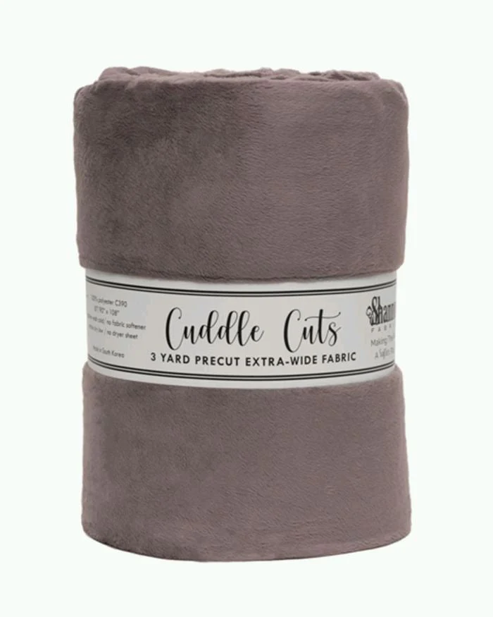 3 Yard Cuddle 110" Cut- Charcoal