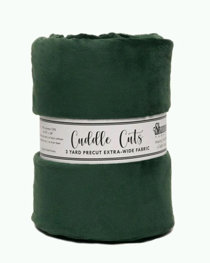3 Yard Cuddle 110" Cut- Evergreen