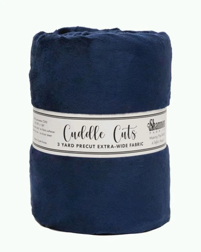 3 Yard Cuddle 110" Cut- Navy