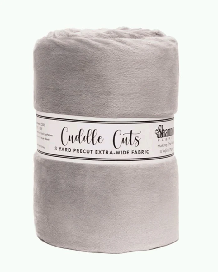 3 Yard Cuddle 110" Cut- Silver