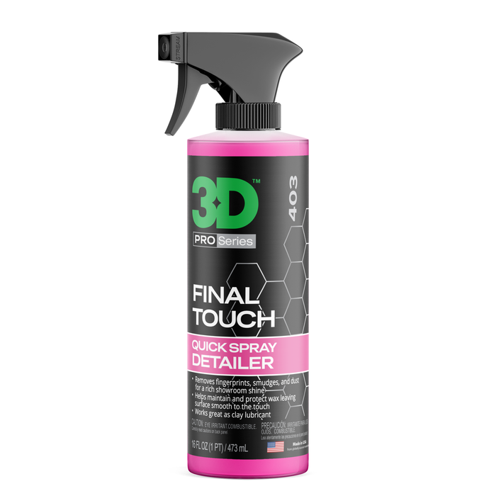 3D Final Touch Quick Detailer 16oz