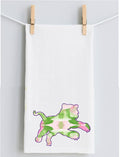 Abstract  Tiger Tea Towel