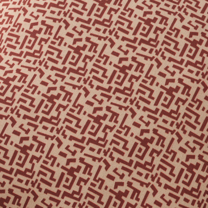 Aldeburgh 45x45cm Cushion Cover - Russet Red Abstract - Laura James