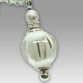 Angel Wings Glass Cremation Pendant - Urn Necklace -Cremation Necklace - Lockets For Ashes- ExquisiteUrns