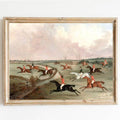 Antique Replica English Hunting Group Art Print