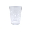 Applique White Dotty Double Old-Fashioned Glass Set of 4