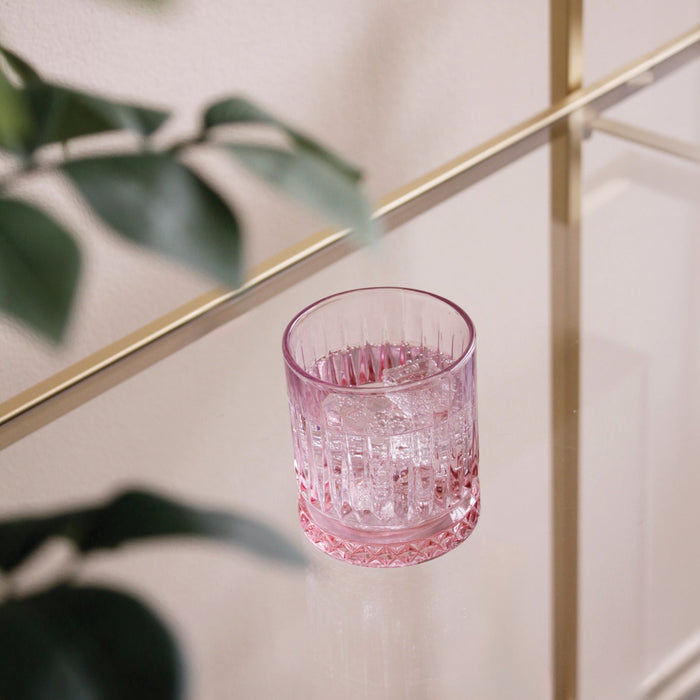 Beatriz Ball Glass Aquarelle Shot Glass — Single glass on a bar trolley
