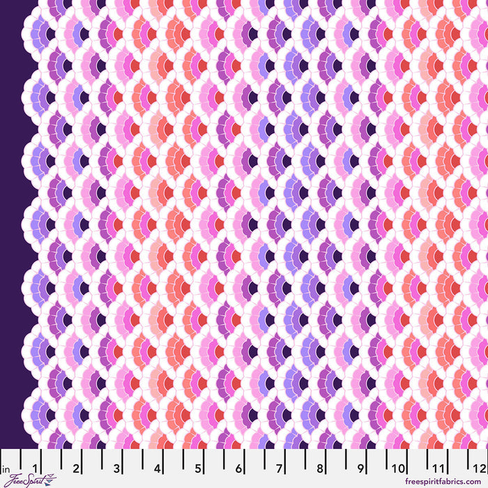 Aquatic Lace- Ultraviolet- Floral Reef
