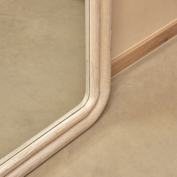 Ashridge 170x70cm Arch Wall Mirror - Whitewash - Laura James