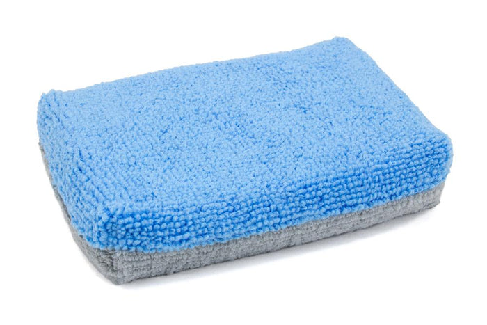 Autofiber Thin Microfiber Coating Applicator Sponge with Plastic Barrier - 12 pack