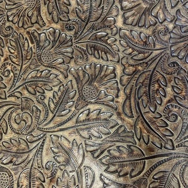 Autumn Beige Embossed Leather • Your Western Decor