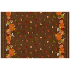 Autumn Stitches Pumpkin 60" Double Border