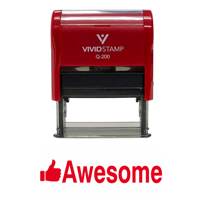 Awesome Teacher Self Inking Rubber Stamp