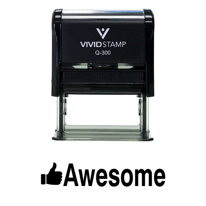 Awesome Teacher Self Inking Rubber Stamp