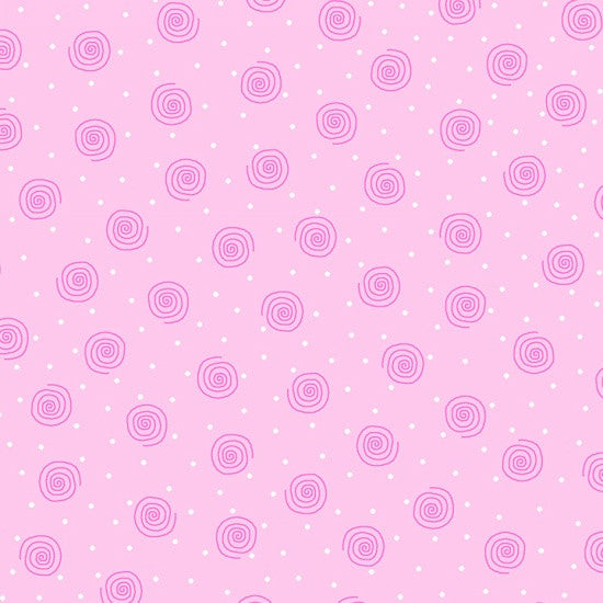 Baby Pink Swirl Flannel