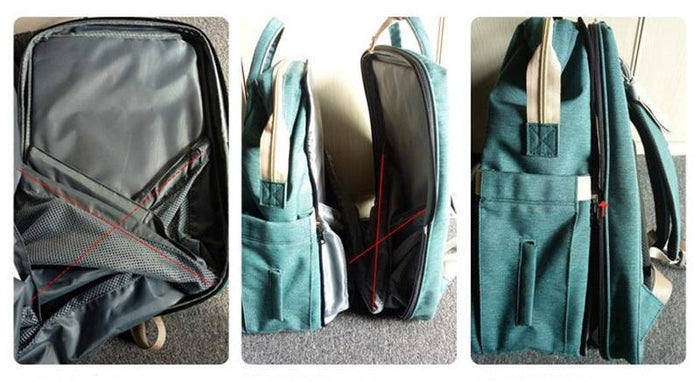 Backpack Diaper Changing Bed