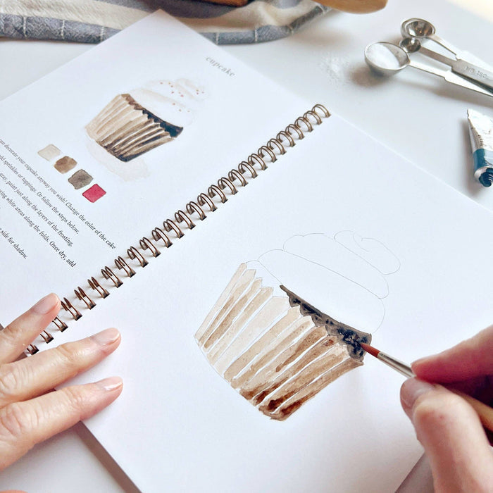 Baking watercolor workbook - The Preppy Bunny