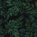 Bali Batik Leafy- Black/Jade