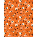 Bats Orange- Spooky Tails