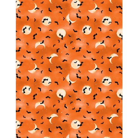 Bats Orange- Spooky Tails