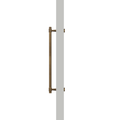 Cabinet Knobs & Handles 450mm / Antique Brass / Solid Brass Bayside Luxe - Albert Park Single Sided Antique Brass Door Pull