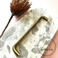 Cabinet Knobs & Handles Bayside Luxe - Castlemaine Antique Brass Cabinetry Handle