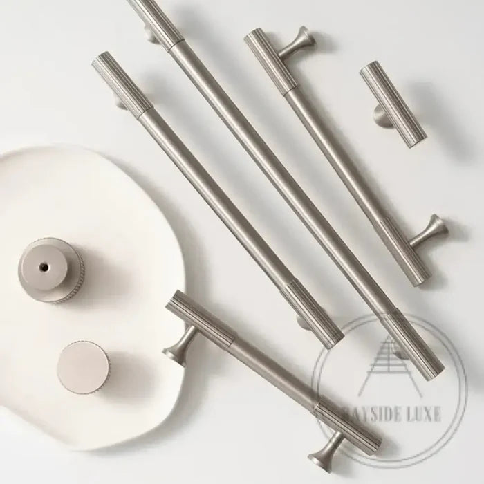 Cabinet Knobs & Handles Bayside Luxe - Hawthorn Brushed Nickel Cabinetry Handles