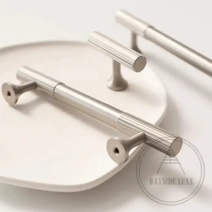Cabinet Knobs & Handles Bayside Luxe - Hawthorn Brushed Nickel Cabinetry Handles
