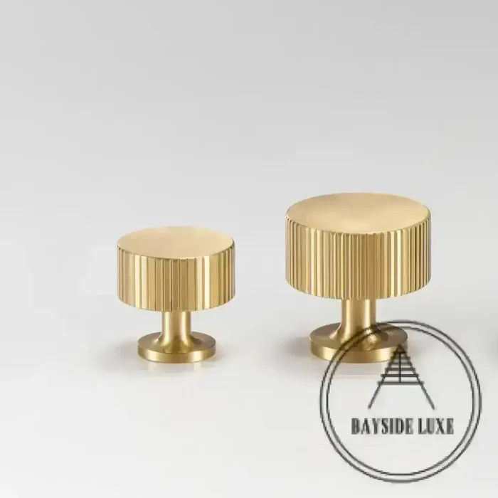Cabinet Knobs & Handles Bayside Luxe - Hawthorn Satin Brass Knob