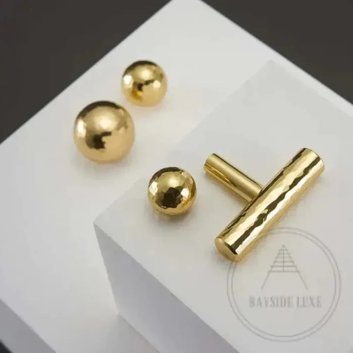 Cabinet Knobs & Handles Bayside Luxe - Hobart Hammer Finish Cabinetry Handles