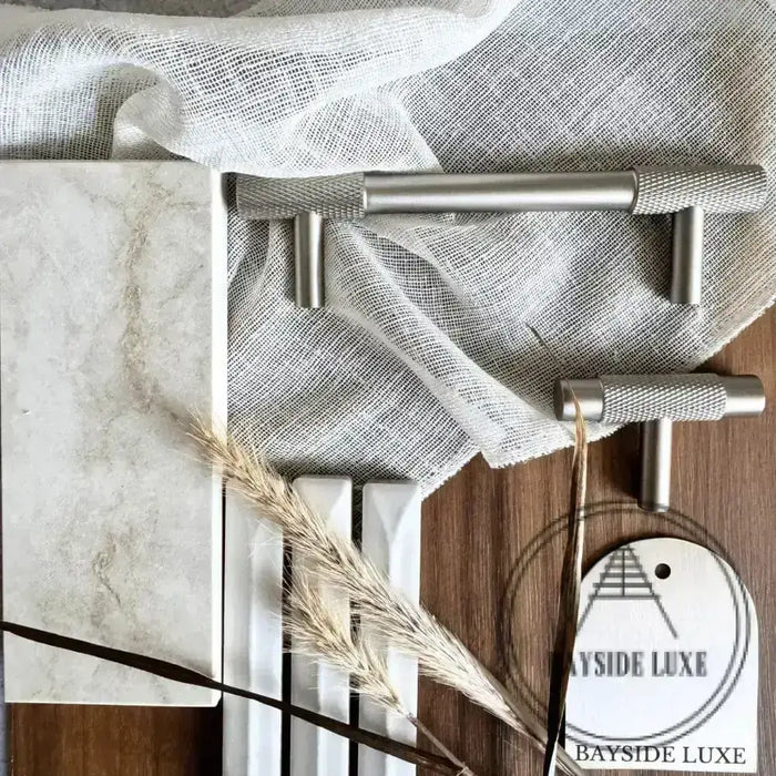Cabinet Knobs & Handles Bayside Luxe - The Brighton Range - Nickel Cabinetry Handles