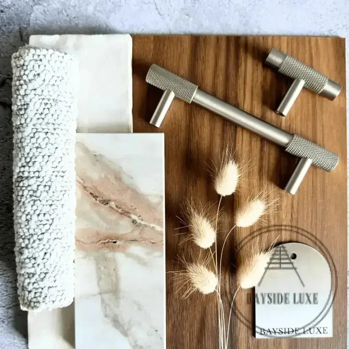 Cabinet Knobs & Handles Bayside Luxe - The Brighton Range - Nickel Cabinetry Handles