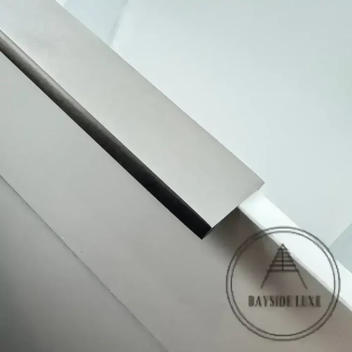 Cabinet Knobs & Handles Bayside Luxe - The Clovelly Gunmetal Solid Brass Lip Pull