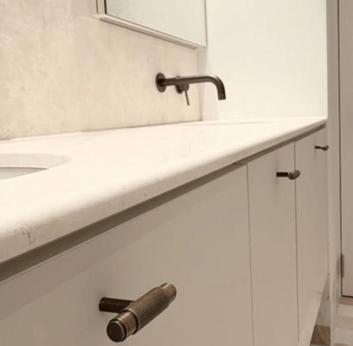 Cabinet Knobs & Handles Bayside Luxe - The Toorak - Antique Brass Luxe Cabinetry Handles