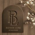 Cabinet Hardware Antique Brass Bayside Luxe Sample Finish Pack