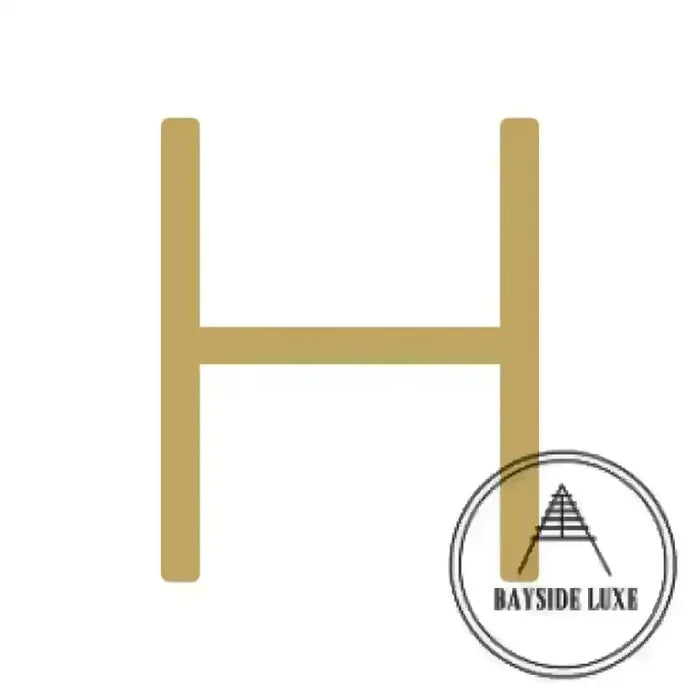 Solid Brass - Hammered Satin Brass / 25 cm / H