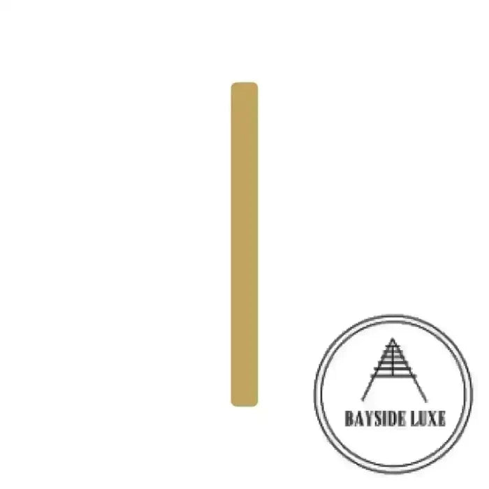Solid Brass - Hammered Satin Brass / 25 cm / I