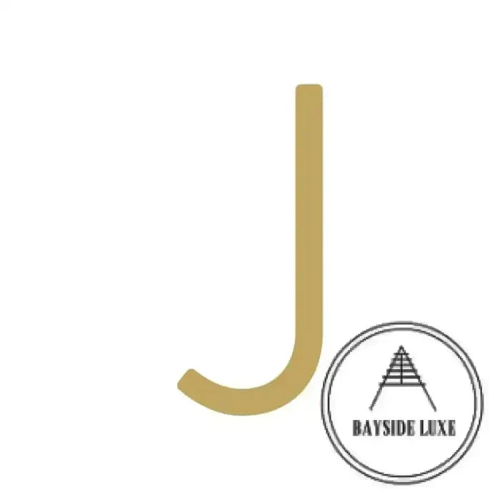 Solid Brass - Hammered Satin Brass / 25 cm / J