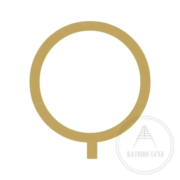 Hammered Satin Brass / 20 cm / Q