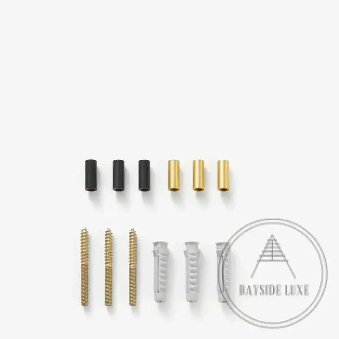 House Numbers and Letters Bayside Luxe Signage - Hammered Satin Brass Floating Numbers and Letters - Noosa 10cm