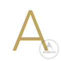 Hammered Satin Brass / 10 cm / A