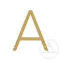 Hammered Satin Brass / 20 cm / A
