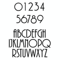 House Numbers and Letters Bayside Luxe Signage - Solid Black Brass Numbers and Letters -Merricks Beach 20cm