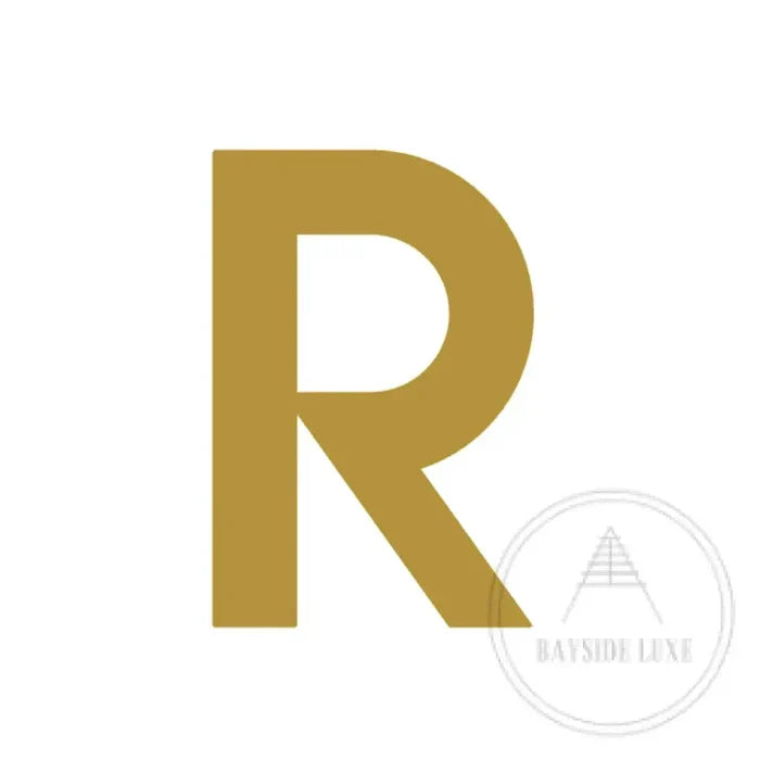 Brushed Satin Brass / 25 cm / R