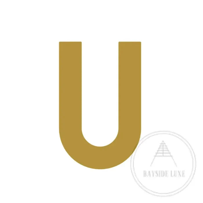 Brushed Satin Brass / 15 cm / U