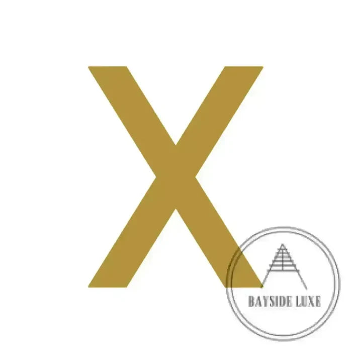 Brushed Satin Brass / 10 cm / X