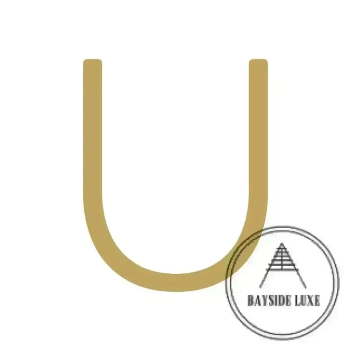 Brushed Satin Brass / 10 cm / U